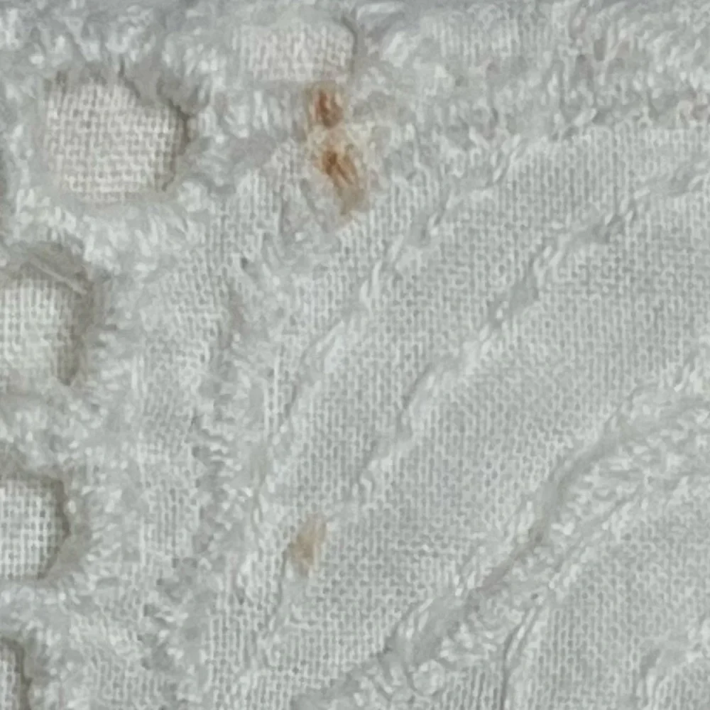 Coldwater Creek White Eyelet Midi Boho Modest Cottagecore Summer Skirt  Medium